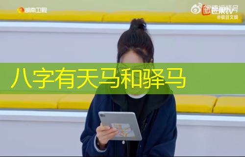  八字有天马和驿马