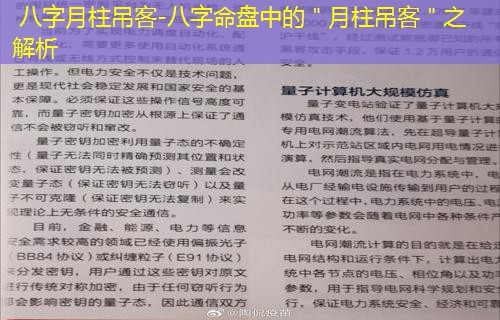  八字月柱吊客-八字命盘中的＂月柱吊客＂之解析