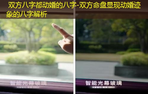  双方八字都动婚的八字-双方命盘显现动婚迹象的八字解析