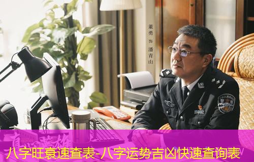  八字旺衰速查表-八字运势吉凶快速查询表