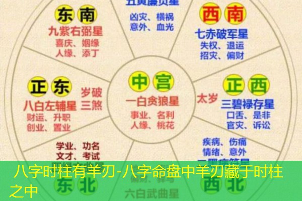  八字时柱有羊刃-八字命盘中羊刃藏于时柱之中