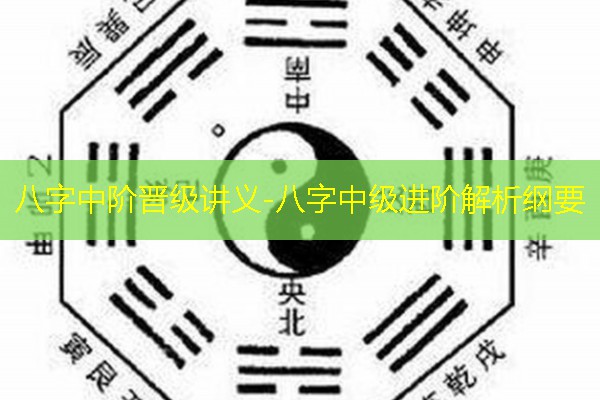  八字中阶晋级讲义-八字中级进阶解析纲要