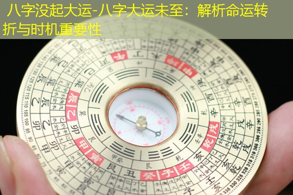  八字没起大运-八字大运未至：解析命运转折与时机重要性
