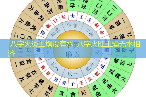  八字火炎土燥没有水-八字火旺土燥无水相济