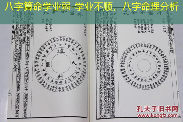  八字算命学业弱-学业不顺，八字命理分析