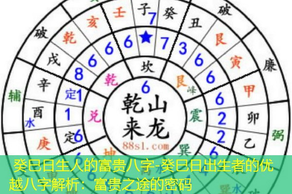  癸巳日生人的富贵八字-癸巳日出生者的优越八字解析：富贵之途的密码