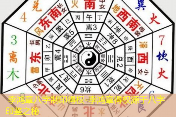  李鸿章八字制印得权-李鸿章得权源于八字印鉴之秘