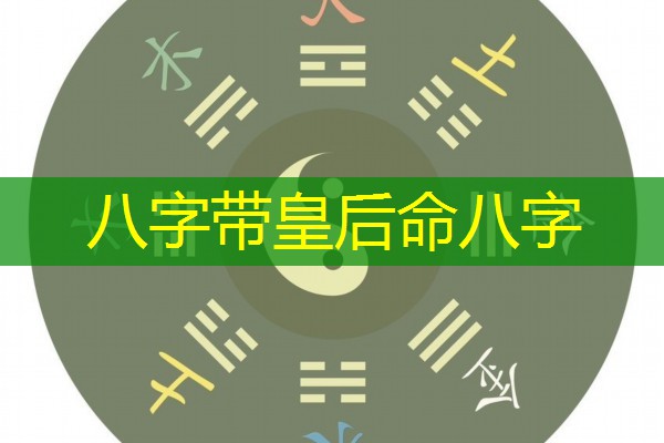  八字带皇后命八字
