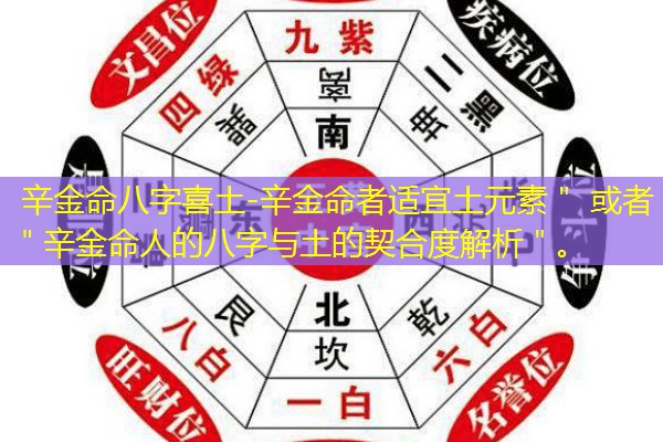  辛金命八字喜土-辛金命者适宜土元素＂ 或者 ＂辛金命人的八字与土的契合度解析＂。