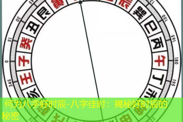  何为八字好时辰-八字佳时：揭秘好时辰的秘密