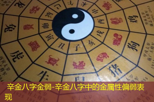  辛金八字金弱-辛金八字中的金属性偏弱表现