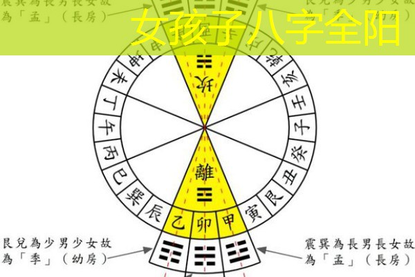  女孩子八字全阳