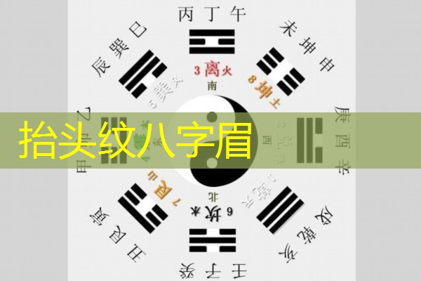  抬头纹八字眉