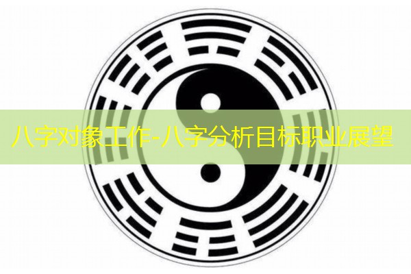  八字对象工作-八字分析目标职业展望