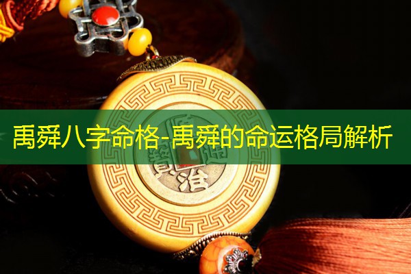  禹舜八字命格-禹舜的命运格局解析