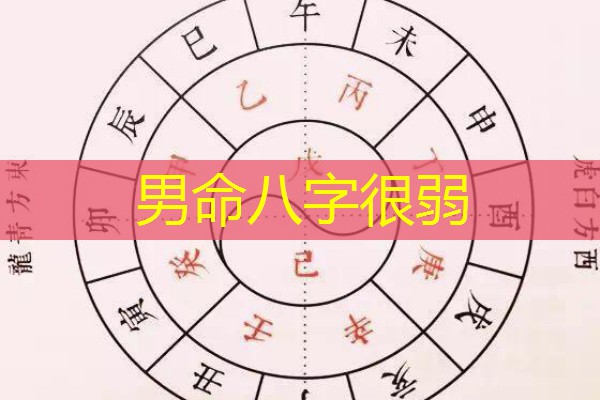  男命八字很弱