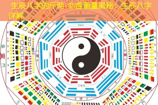  生辰八字的斤两-命盘重量揭秘：生辰八字详解