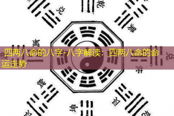  四两八命的八字-八字解读：四两八命的命运走势