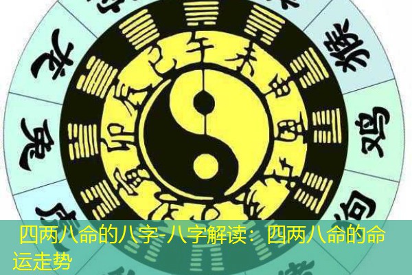  四两八命的八字-八字解读：四两八命的命运走势