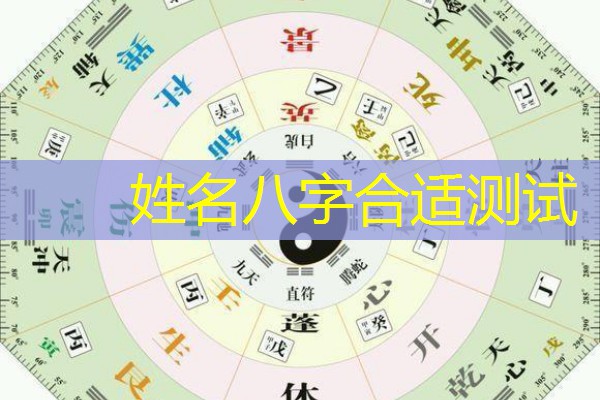  姓名八字合适测试