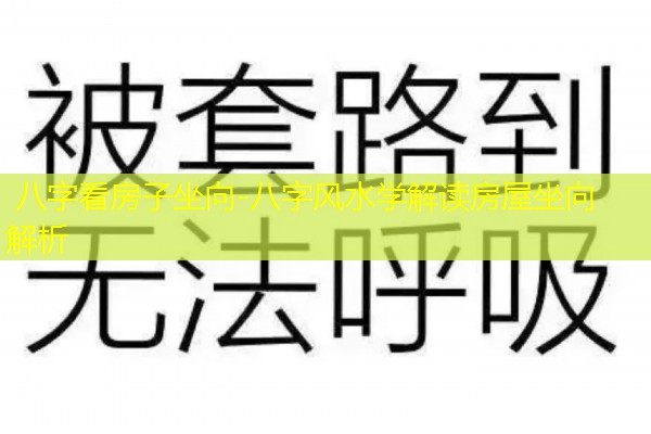  八字看房子坐向-八字风水学解读房屋坐向解析
