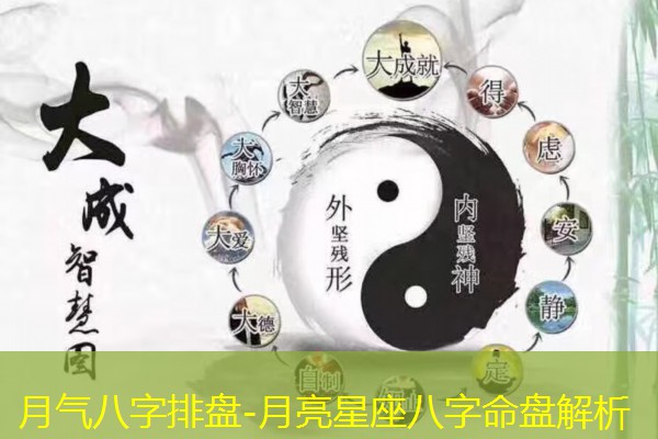  月气八字排盘-月亮星座八字命盘解析