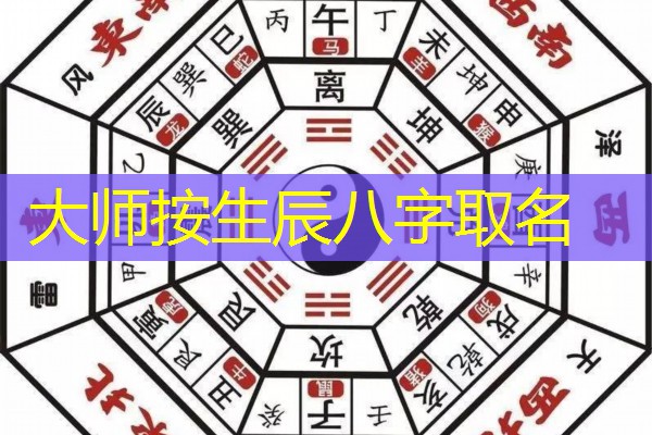  大师按生辰八字取名
