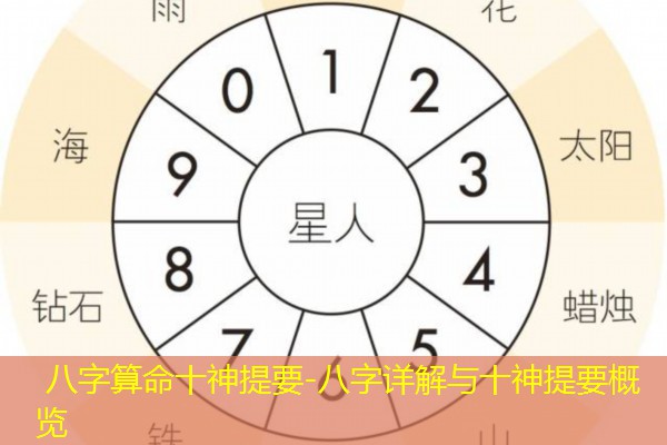  八字算命十神提要-八字详解与十神提要概览