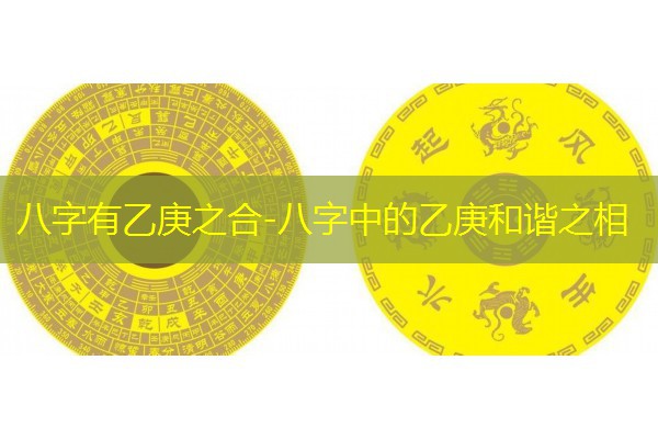  八字有乙庚之合-八字中的乙庚和谐之相