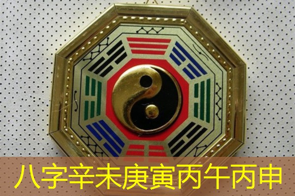  八字辛未庚寅丙午丙申