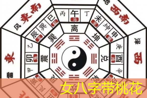  女八字带桃花