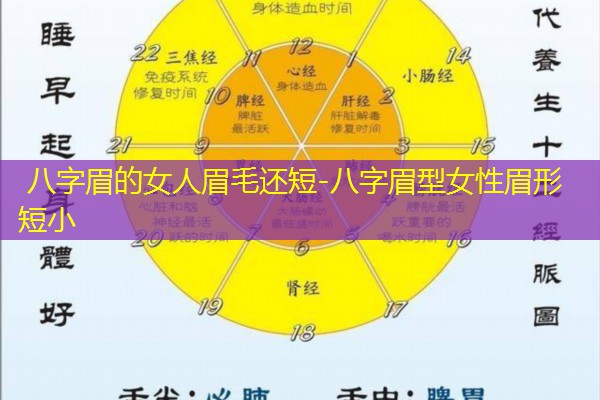  八字眉的女人眉毛还短-八字眉型女性眉形短小