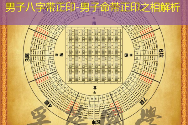  男子八字带正印-男子命带正印之相解析