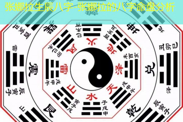  张娜拉生辰八字-张娜拉的八字命盘分析