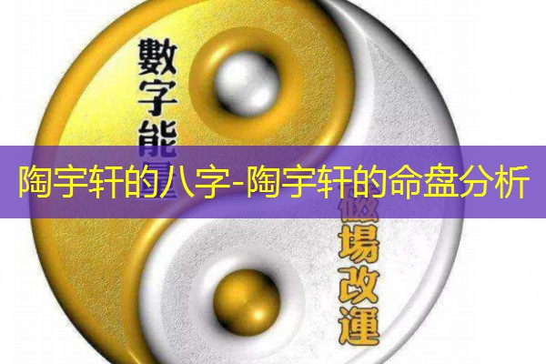  陶宇轩的八字-陶宇轩的命盘分析