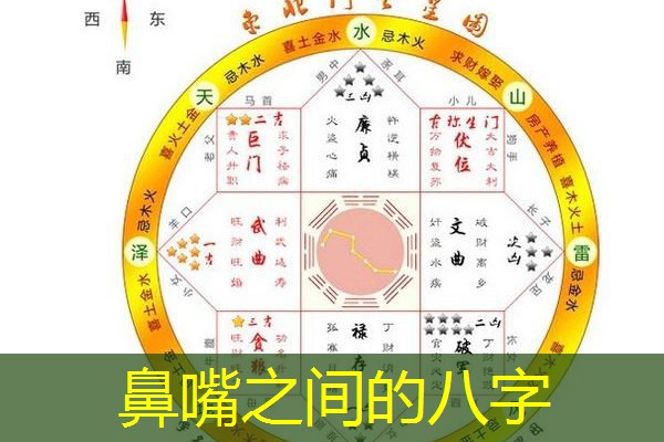  鼻嘴之间的八字