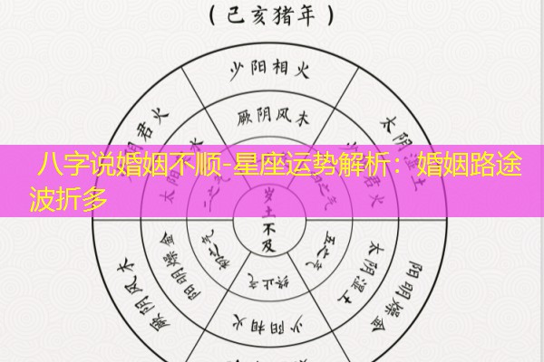 八字说婚姻不顺-星座运势解析：婚姻路途波折多