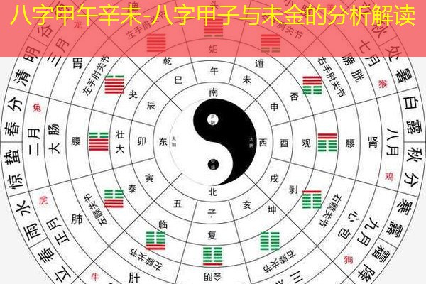  八字甲午辛未-八字甲子与未金的分析解读