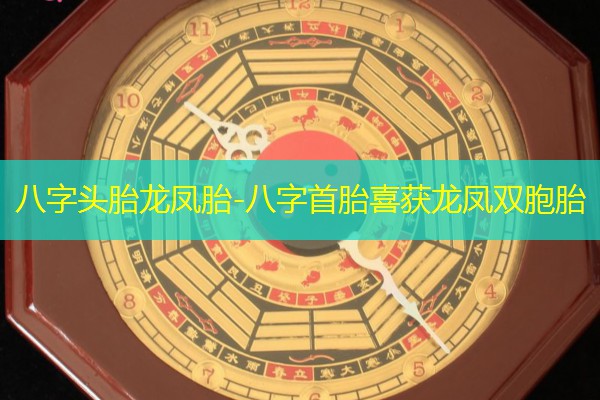  八字头胎龙凤胎-八字首胎喜获龙凤双胞胎