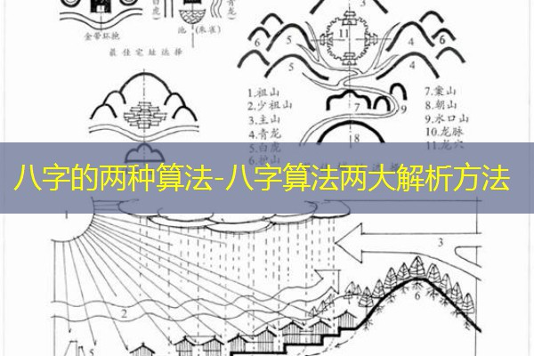  八字的两种算法-八字算法两大解析方法