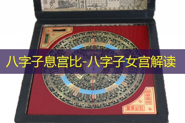  八字子息宫比-八字子女宫解读