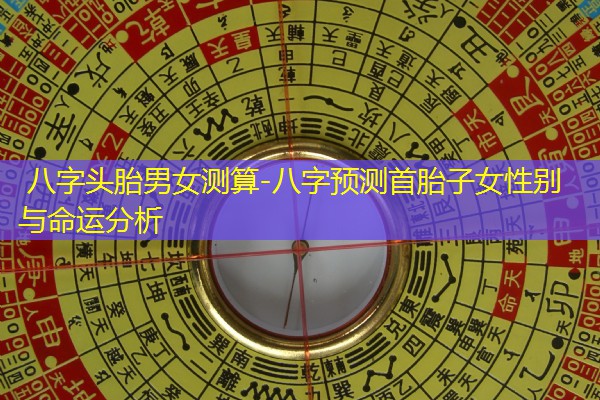  八字头胎男女测算-八字预测首胎子女性别与命运分析
