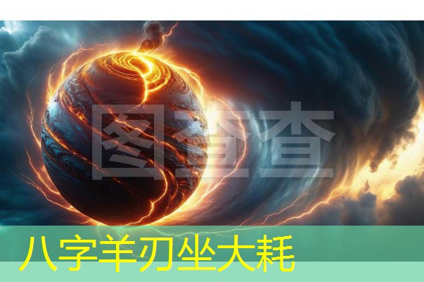  八字羊刃坐大耗