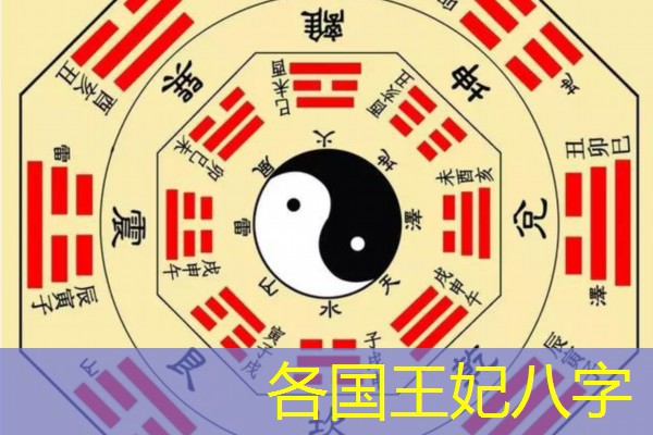  各国王妃八字