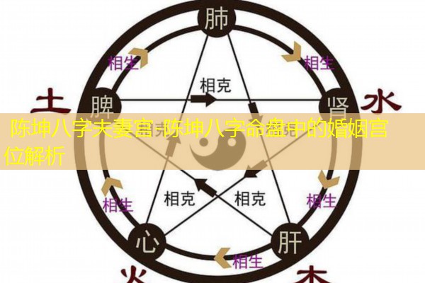  陈坤八字夫妻宫-陈坤八字命盘中的婚姻宫位解析