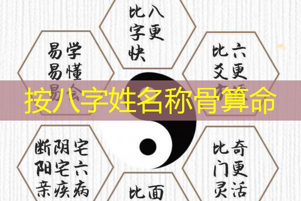  按八字姓名称骨算命