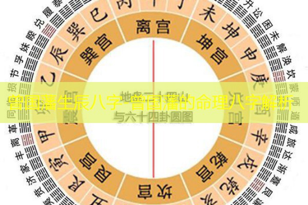  曾国藩生辰八字-曾国藩的命理八字解析