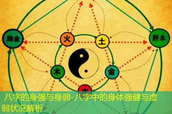  八字的身强与身弱-八字中的身体强健与虚弱状况解析