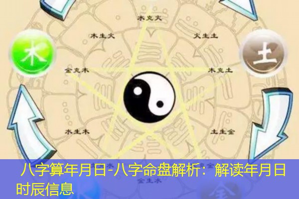 八字算年月日-八字命盘解析：解读年月日时辰信息