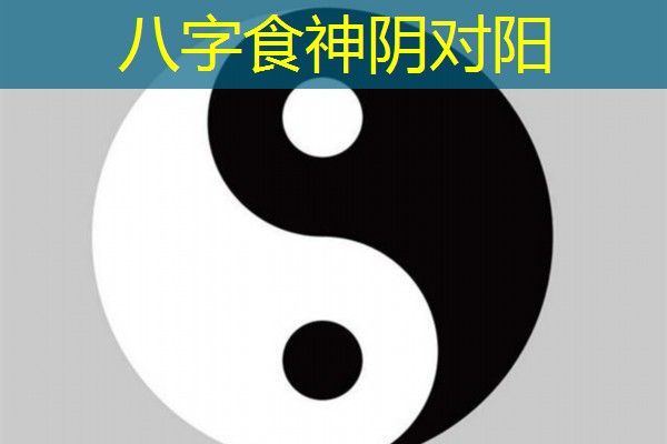  八字食神阴对阳